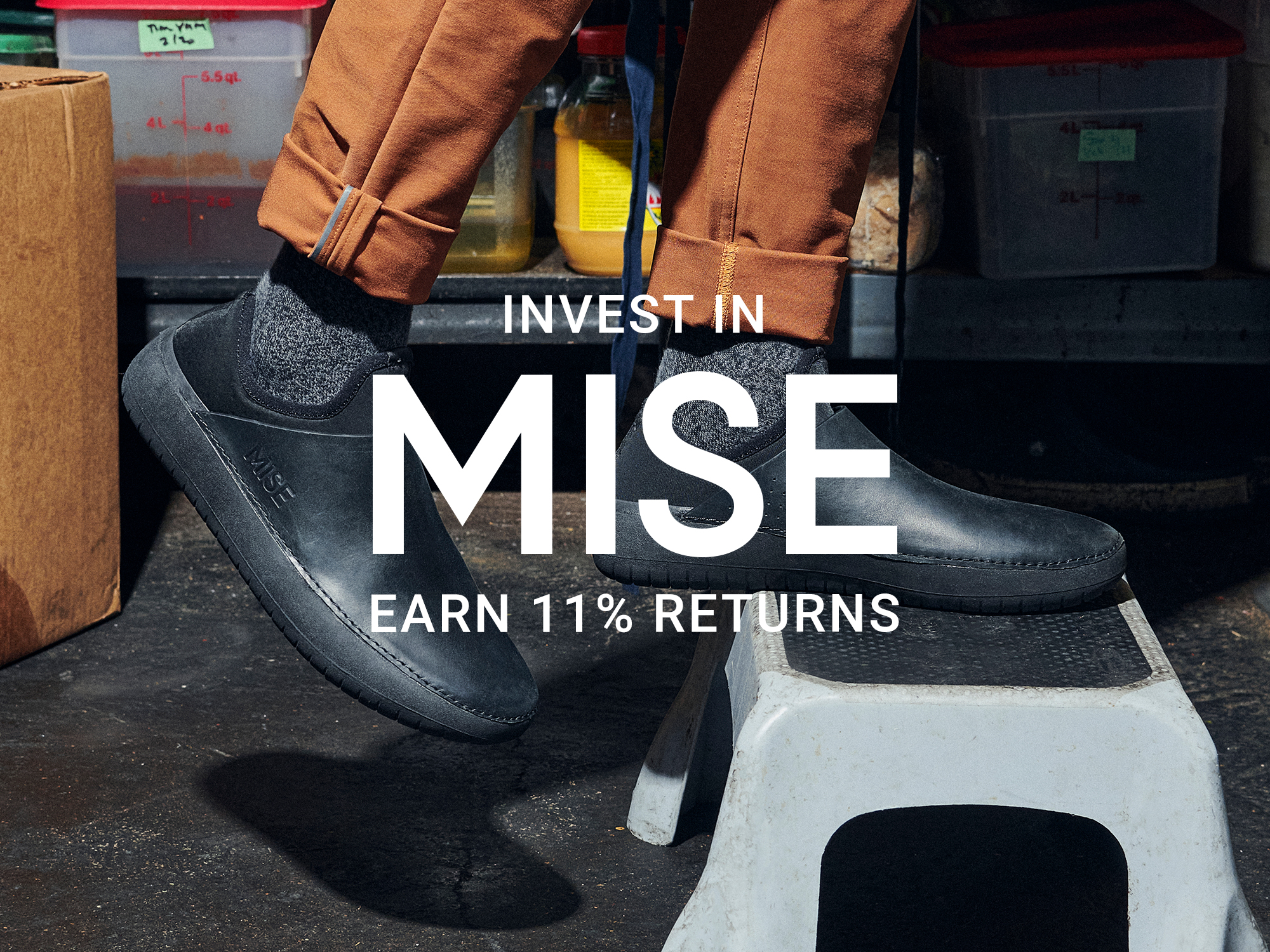 Shop MISE kitchen shoes for culinary professionals.