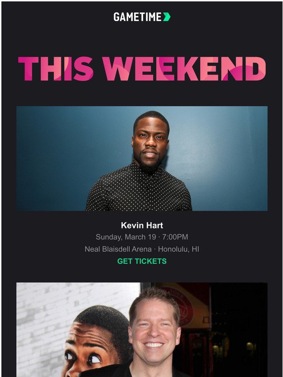 🔥Events This Weekend: Kevin Hart, Gary Owen & more!