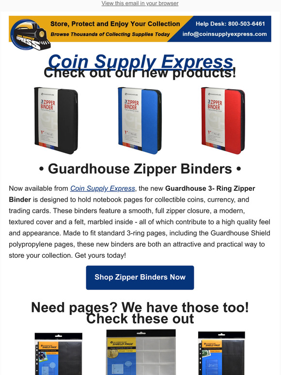 Coin Supply Express New Products at Coin Supply Express Milled