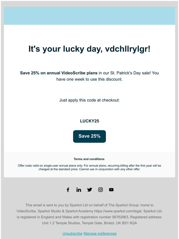 [25% OFF] Our St. Patrick's Day sale is here, —!