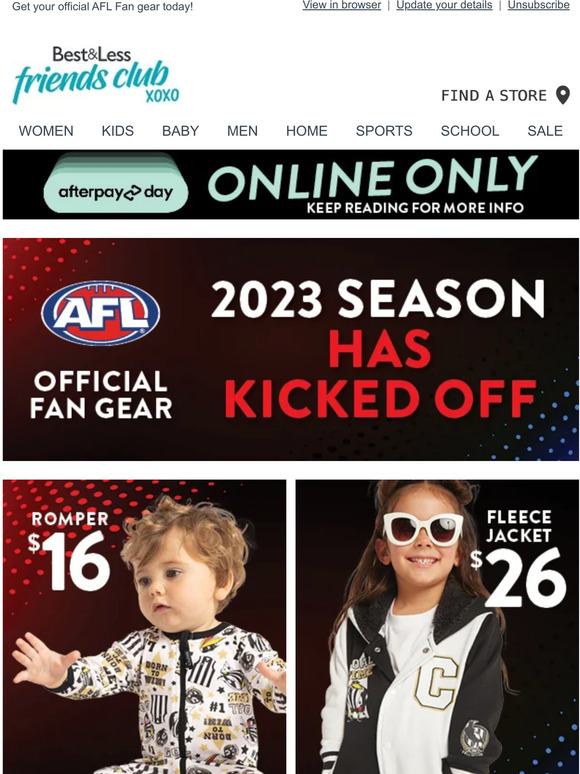 Best & Less Kick off the AFL 2023 Season in style Milled