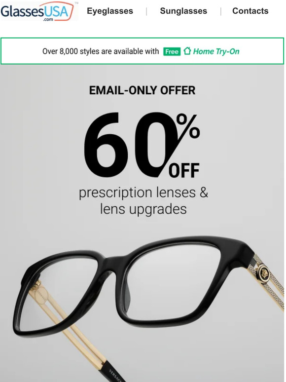 EMAIL ONLY SALE ️ Save big on new glasses! Milled