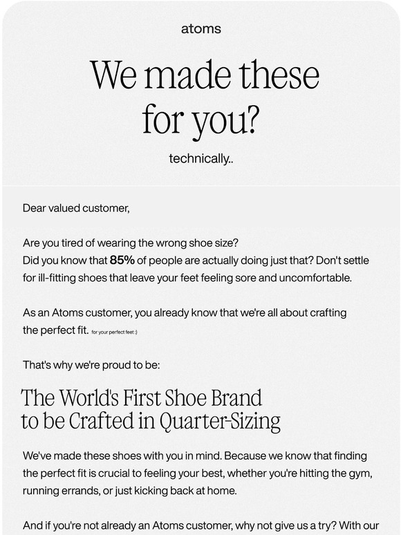 We made these for you.. technically