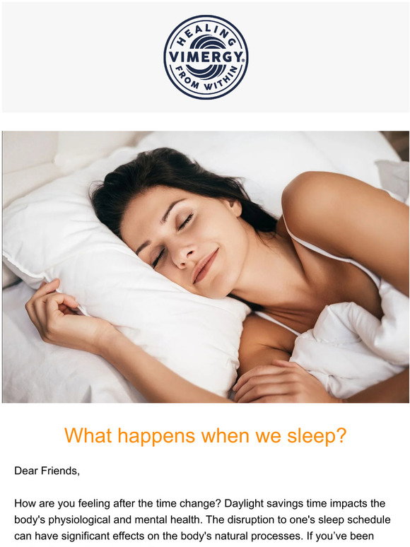 Vimergy: What happens when we sleep? | Milled