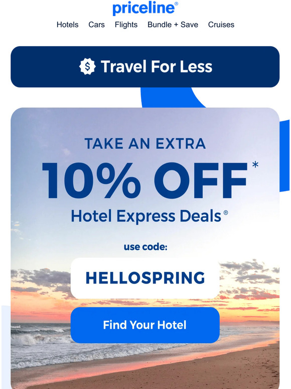 Priceline Less (cost) is more (travel) 👏 Milled