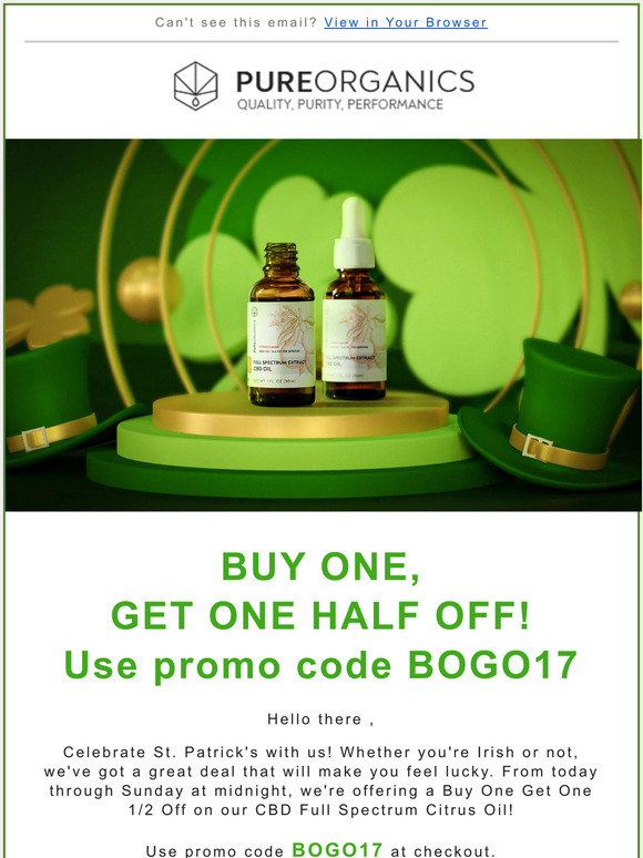 St. Patrick's Day BOGO Sale! ☘
