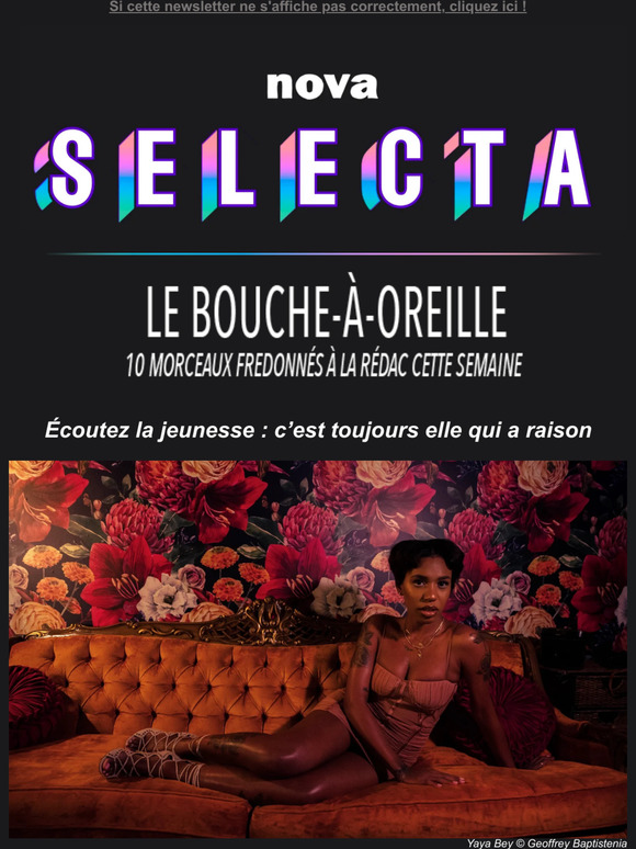 Nova Écoutez la jeunesse c’est toujours elle qui a raison Milled