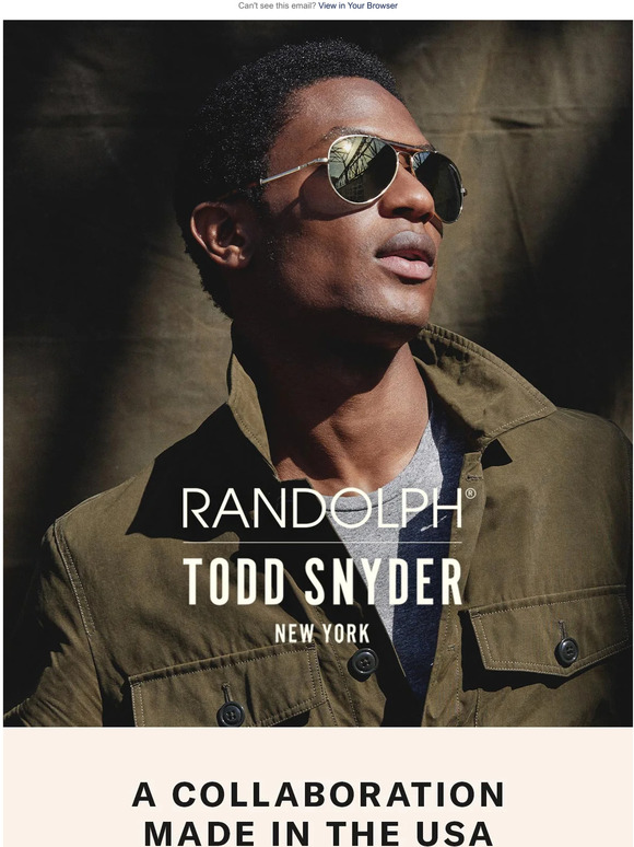 Randolph Engineering : Cobalt & Gold Randolph x Todd Snyder Sportsman ...