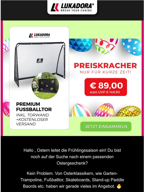Ach du dickes Ei 🐣 Osterknaller bei Lukadora