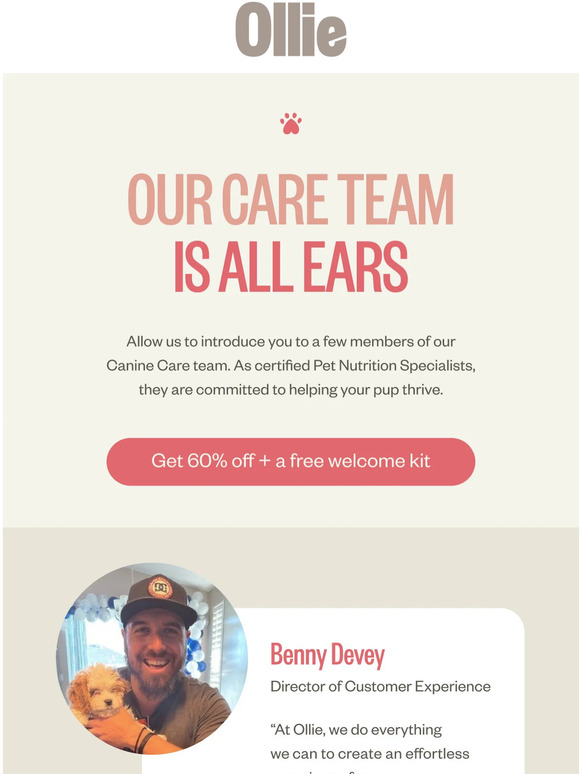 —, we’re all ears — and it makes all the difference.