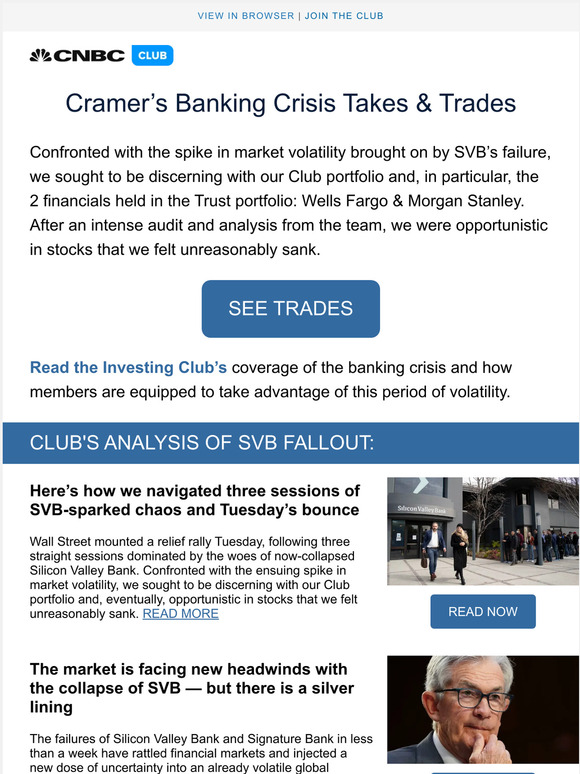 See how the Club is helping members during this banking crisis