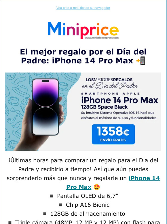 Aún puedes comprar el mejor regalo por el Día del Padre 🎁