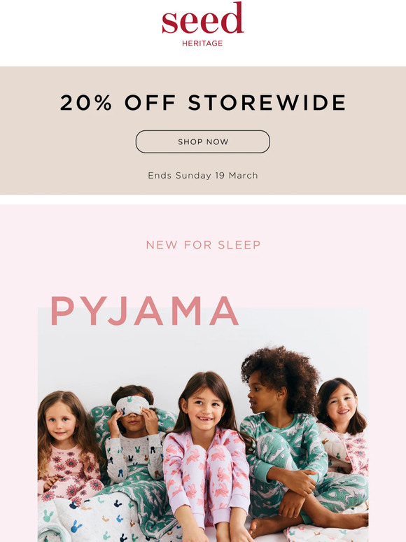 seedheritage New Child Sleepover essentials Milled