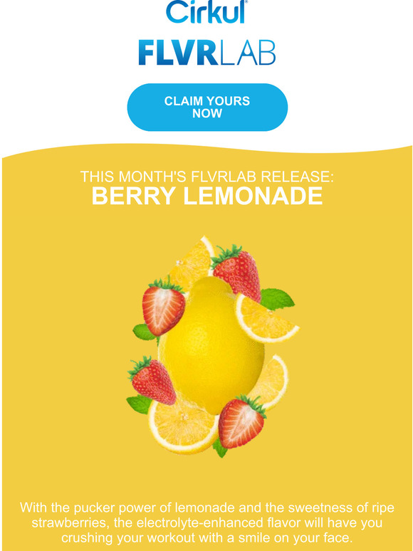 Cirkul You Can Only Get This Limited Edition Flavor Here… Milled