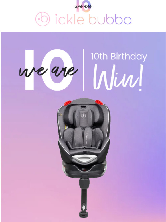 Ickle Bubba WIN a Radius 360 spin car seat for your little one! Milled