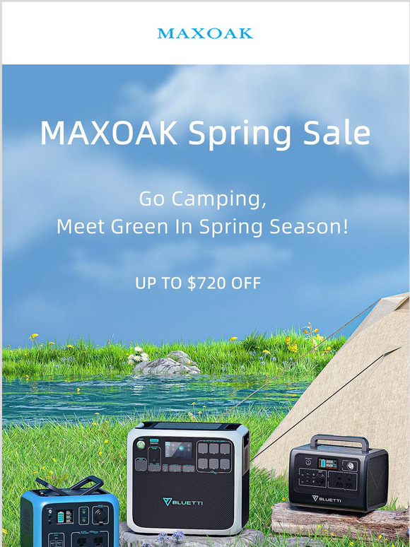 Wakey! Get your spring camping ready! 🌱🌱