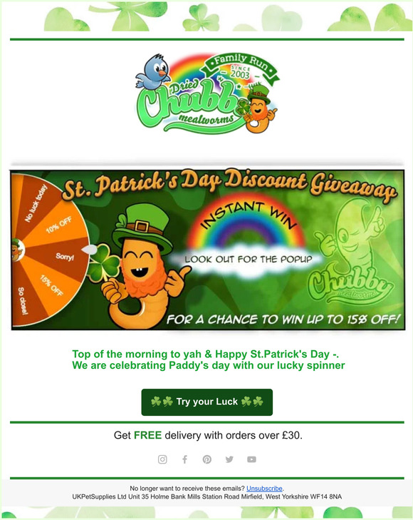 ☘️ Happy St Patrick's Day! Have You got The Luck Of The Irish?