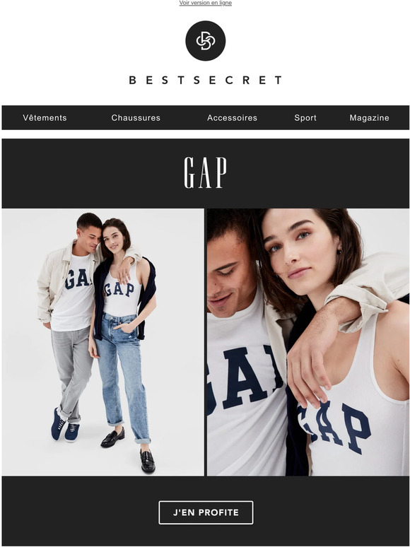 Gap : jusqu'à -45 % sur des tenues tendance