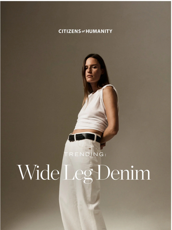 Trending: Wide Leg Denim
