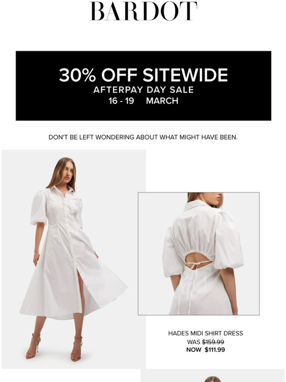 AfterPay Day Sale | 30% Off Sitewide