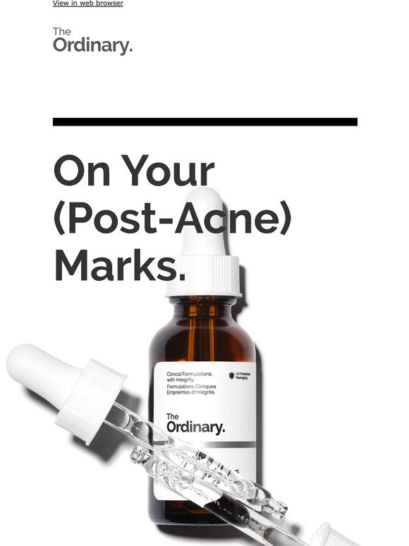 The Ordinary: Say bye-bye to the look of post-acne marks. | Milled