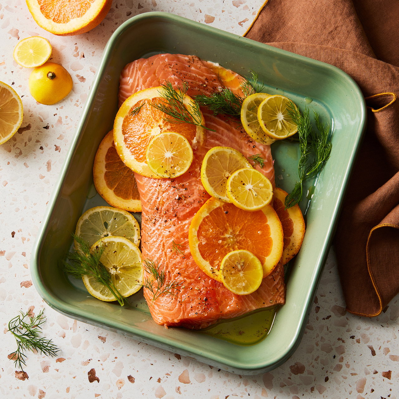 French Ceramic Rectangular Baking Dish