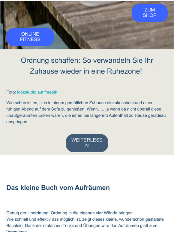 TELE-GYM-Newsletter vom 17. März 2023