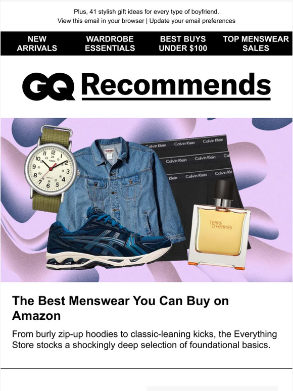 GQ magazine The Best Menswear You Can Buy on Amazon Milled