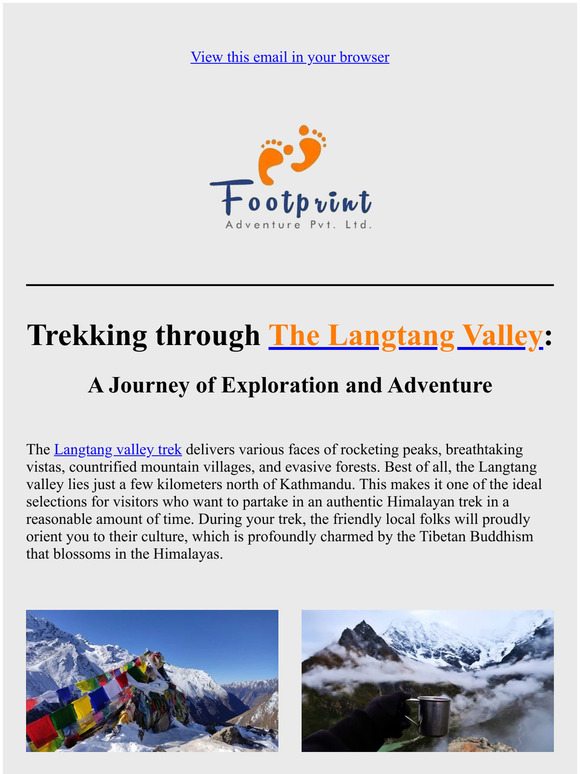 Trekking through the Langtang Valley