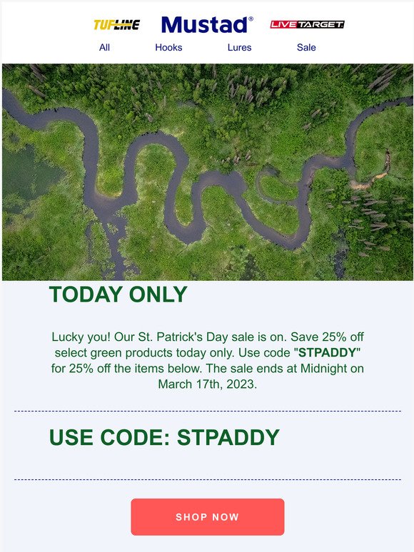 Lucky you! Our St Patricks Day Special is on…