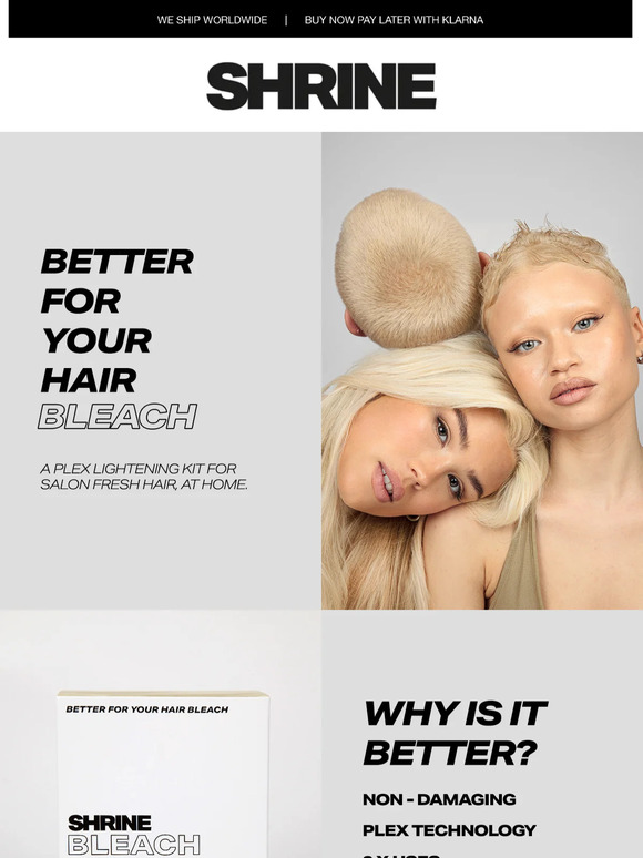 SHRINE Better For Your Hair Bleach Milled