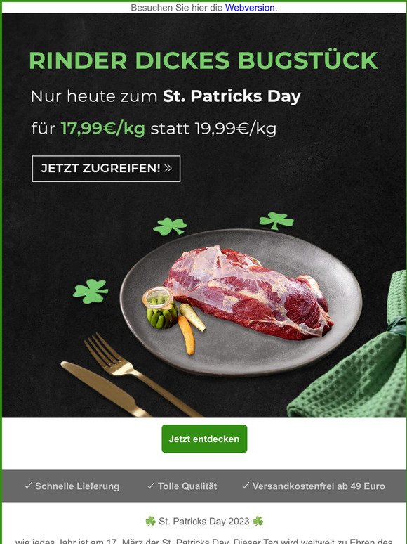 St. Patricks Day 2023 | Moselmetzger.de