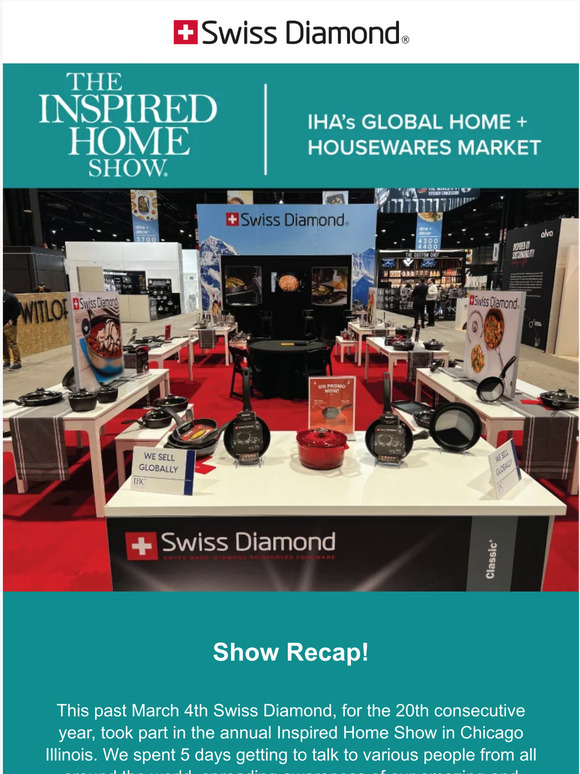 SwissDiamond.us The Inspired Home Show featuring Swiss Diamond Milled
