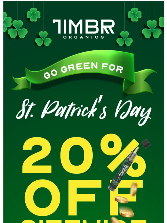 Go Green For St. Patrick's Day With TIMBR! 🍀