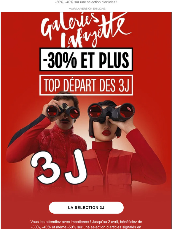 Galeries Lafayette Emails from 2023