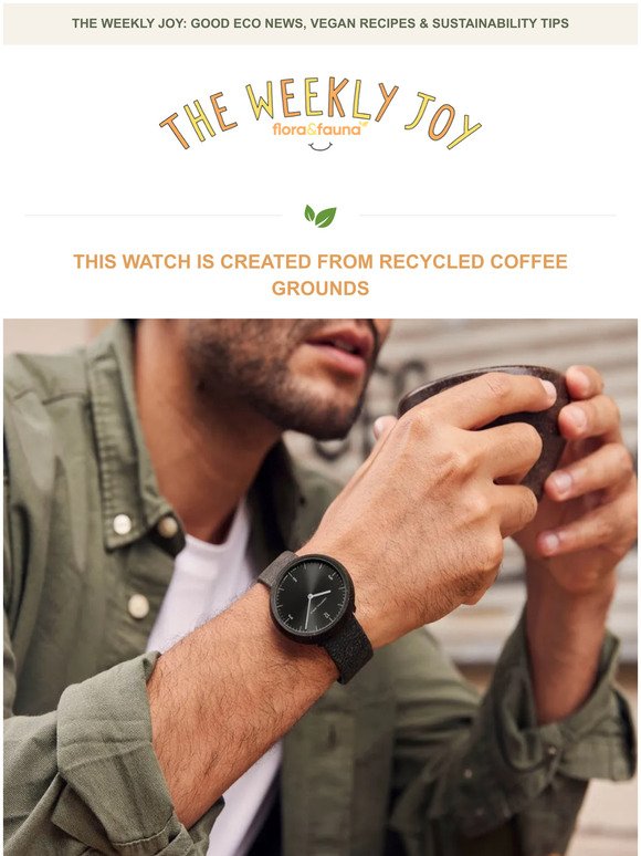 Watch Created From Coffee Grounds! ⌚