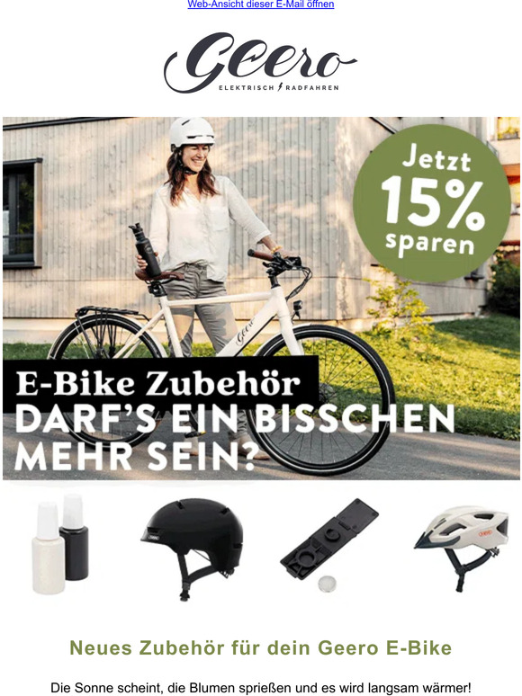 Neues Zubehör ⚡ für dein Geero E-Bike!