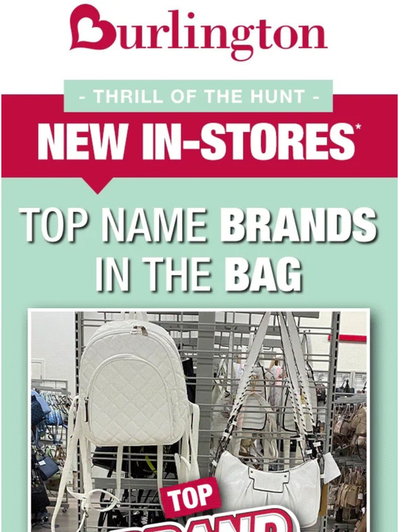 Burlington Coat Factory It’s time to get warm weather ready…for LESS