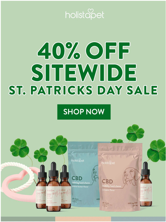 St. Patty Day Sale: 40% Off Sitewide ☘️