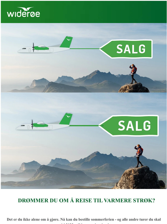 Salg på sommerferien - og mye mer! 🌴😎