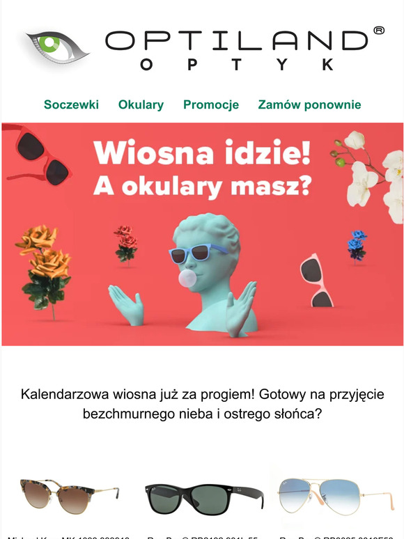 Wiosna inspiruje do zmian😎 Czas na nowe okulary 👉