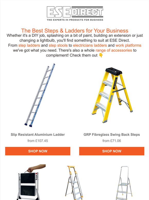 ESE Direct Best Steps & Ladders for Your Workplace Milled