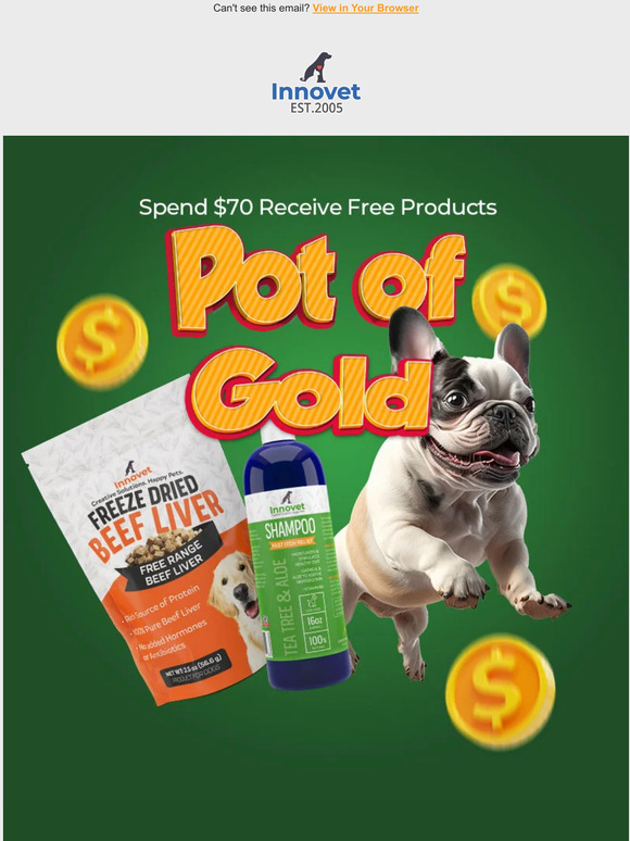 Innovet's Saint Patrick's Day Sale! 🍀