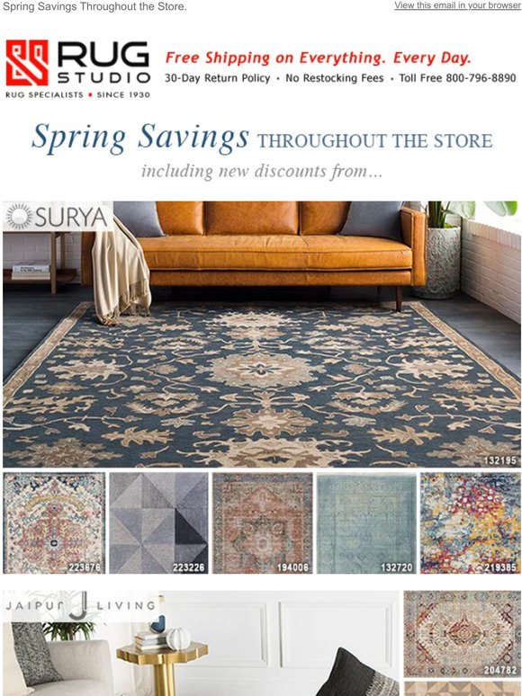 Spring Savings Throughout the Store