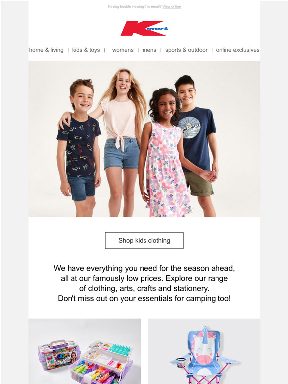 Kmart Australia Get organised for the new season! Milled