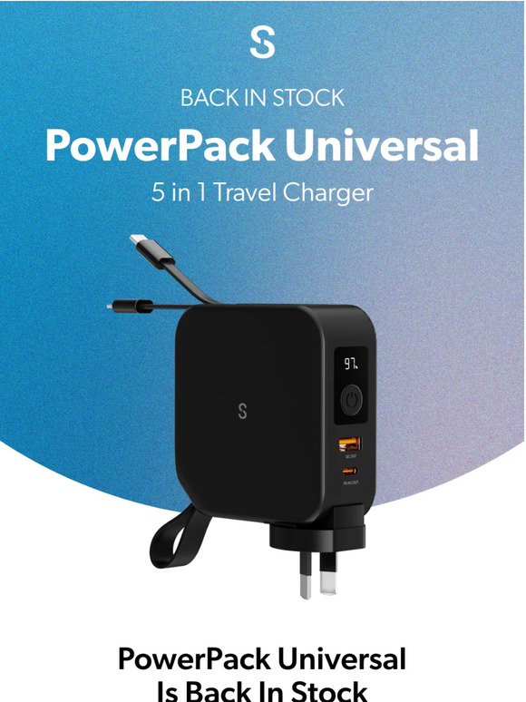 SnapWireless PowerPack Universal Is Back In Stock 🙌 Milled