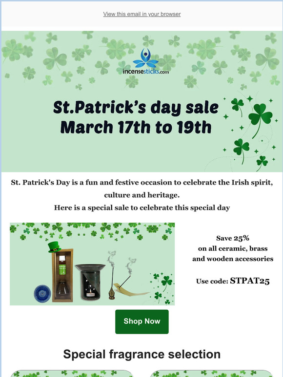 Happy St. Patrick's day!