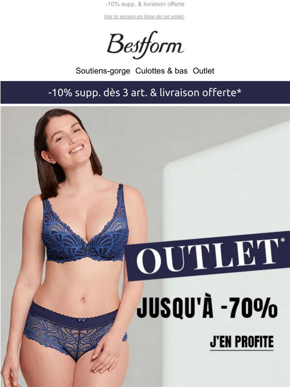 OUTLET Jusqu'à -70%