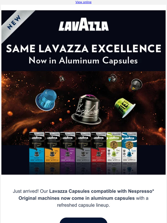 Lavazza US First Look New Lavazza Capsules Milled