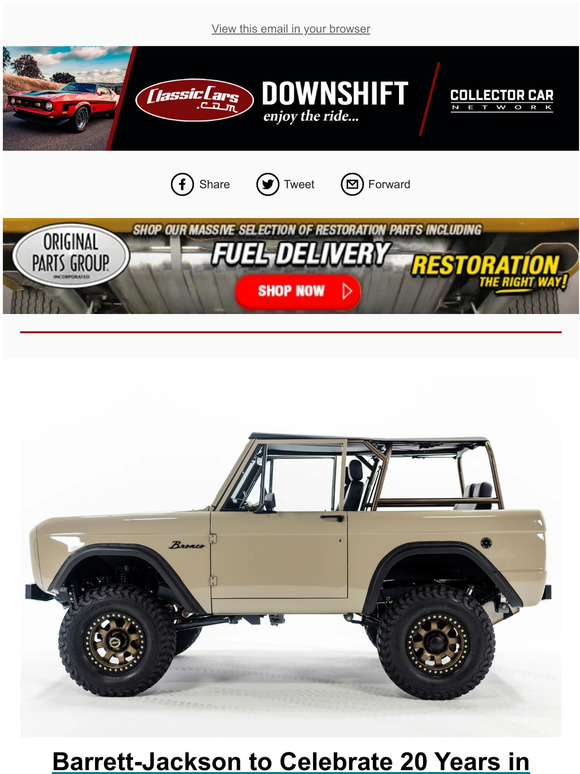 ClassicCars BarrettJackson to Celebrate 20 Years in Palm Beach Milled